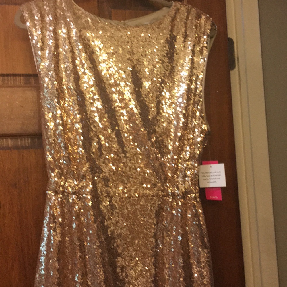 Gold sequin dress - NWT! - Picture 1 of 4